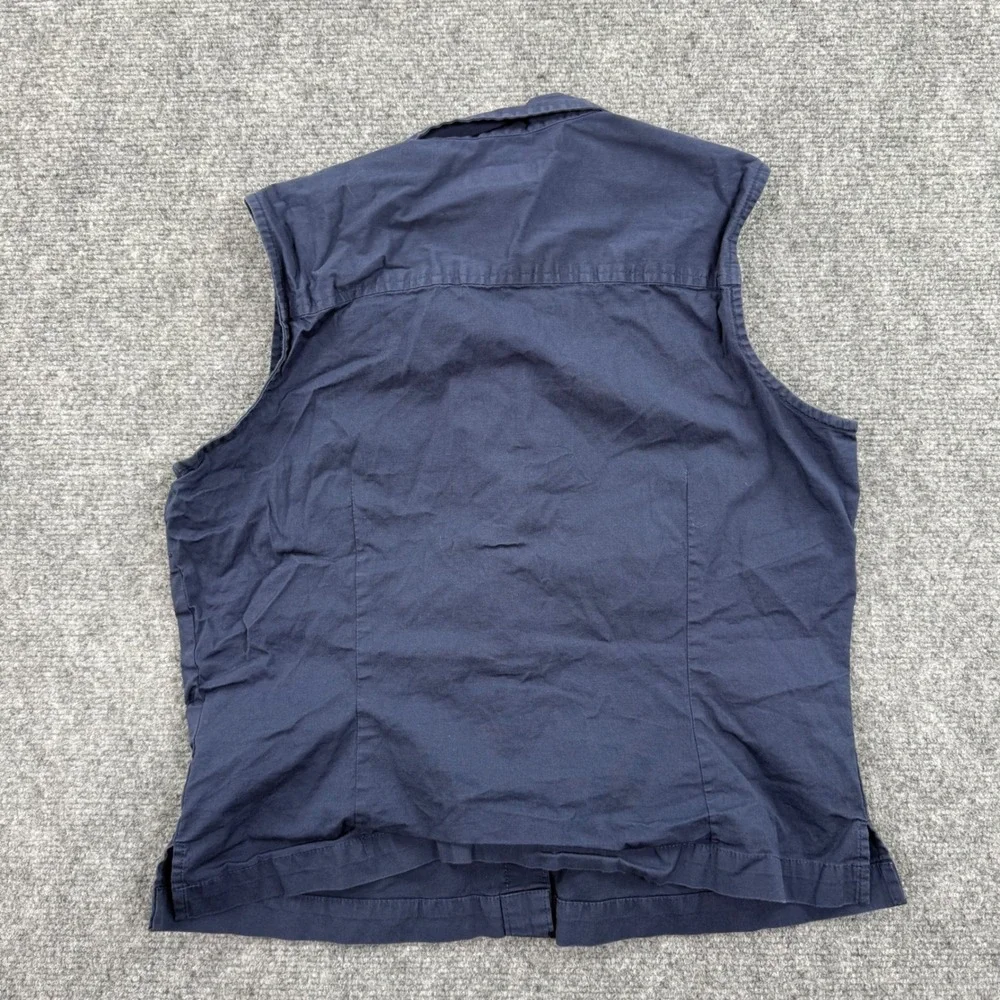 Polo Jeans‎ Co Ralph Lauren Kids Girls Sleeveless Button up Shirt Navy XL